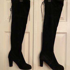 Black Knee high boots size 8
